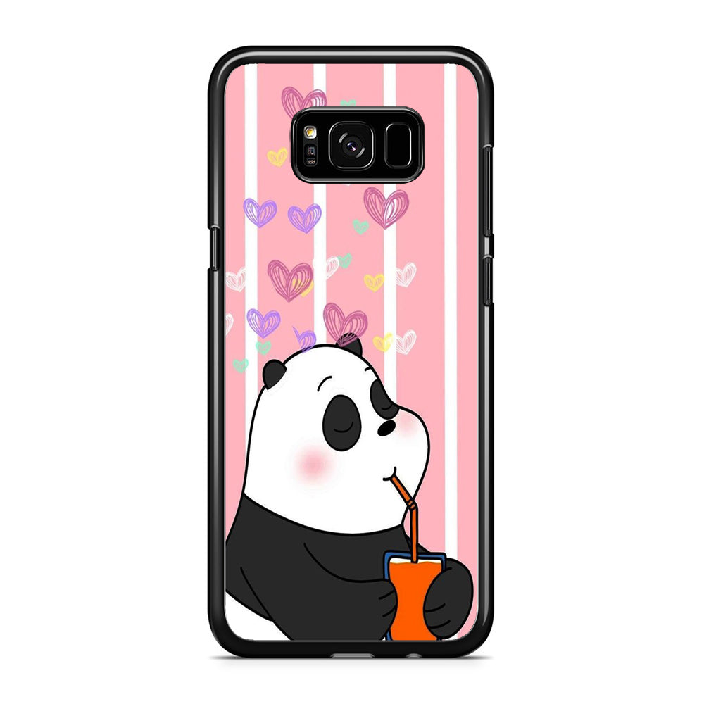 Bear Bare Enjoy Drinking Samsung Galaxy S8 Case