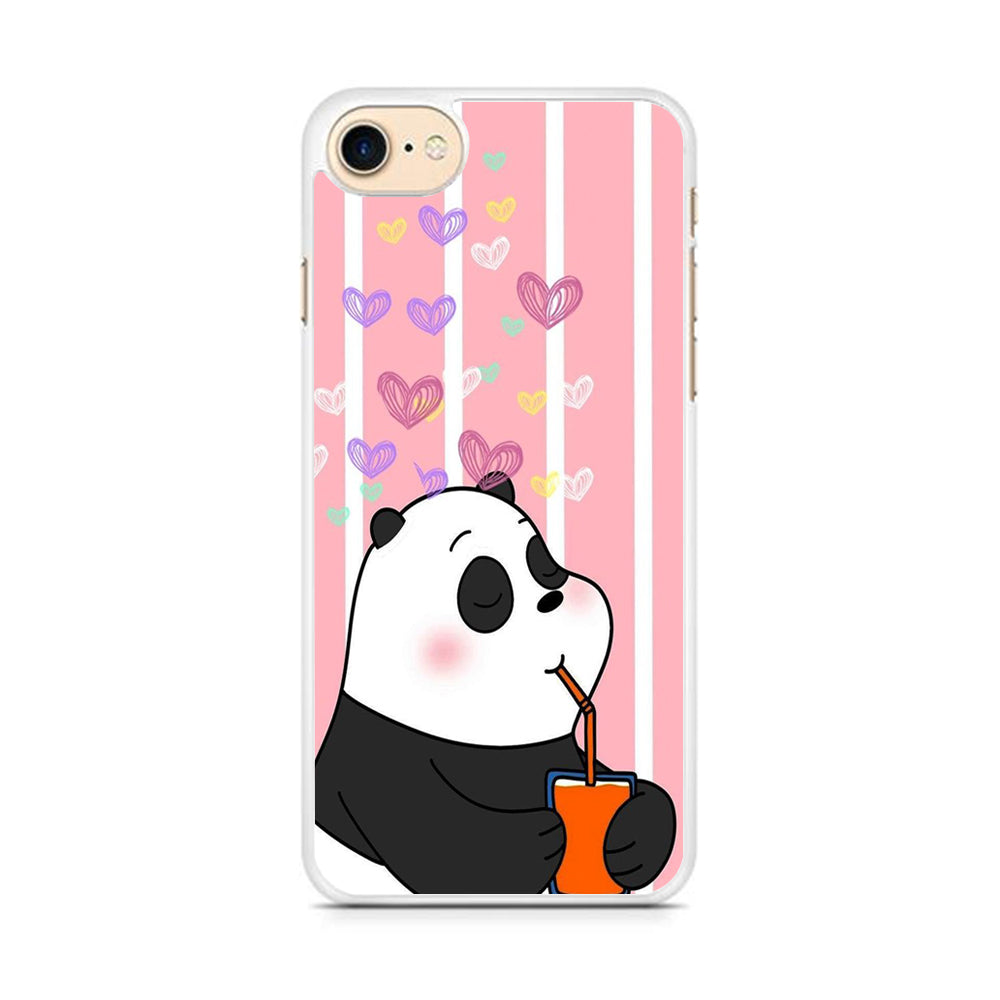 Bear Bare Enjoy Drinking iPhone 8 Case