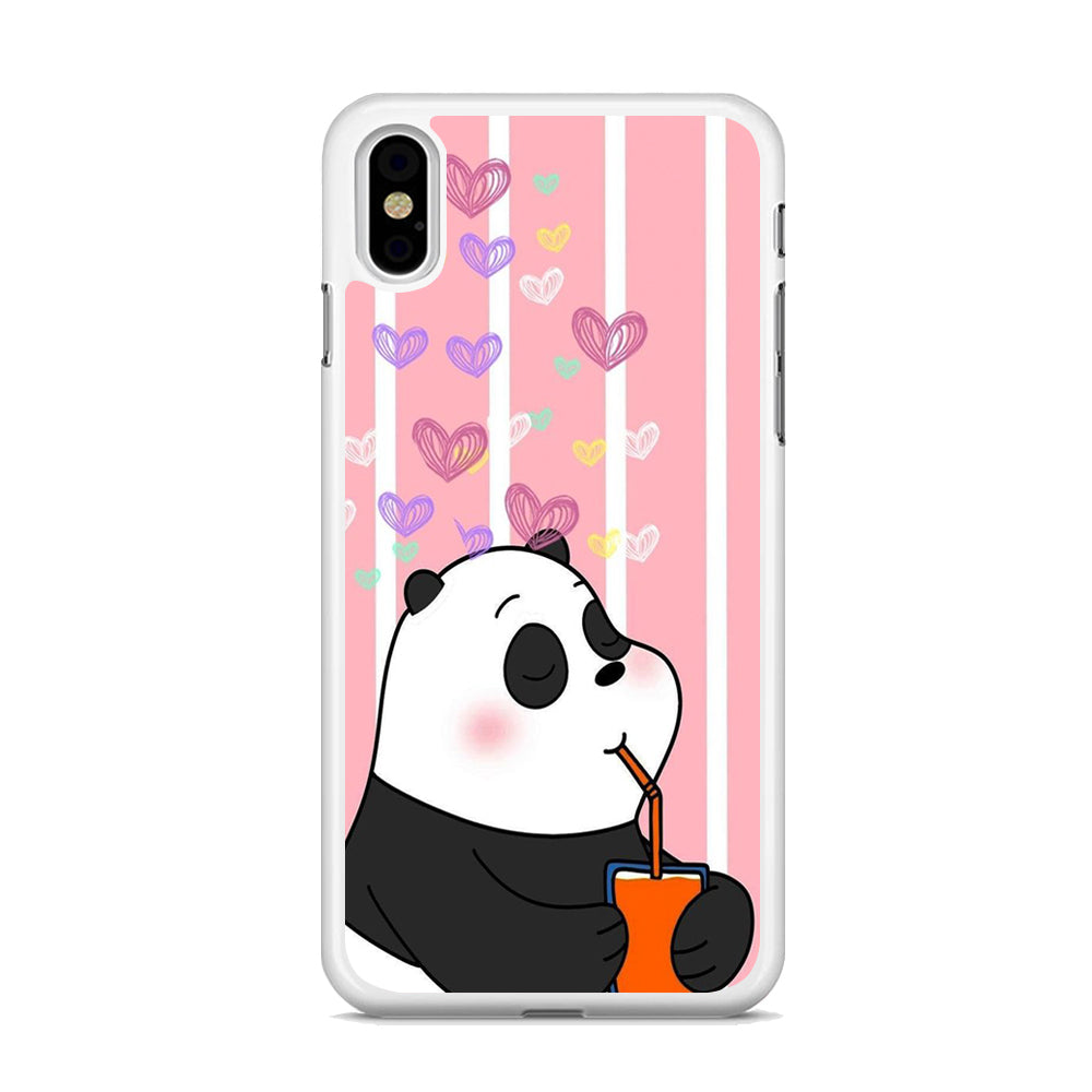 Bear Bare Enjoy Drinking iPhone XS MAX Case