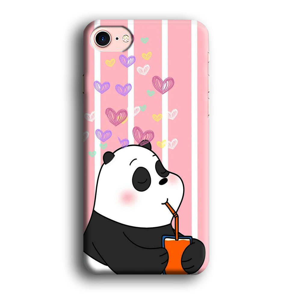 Bear Bare Enjoy Drinking iPhone 8 Case