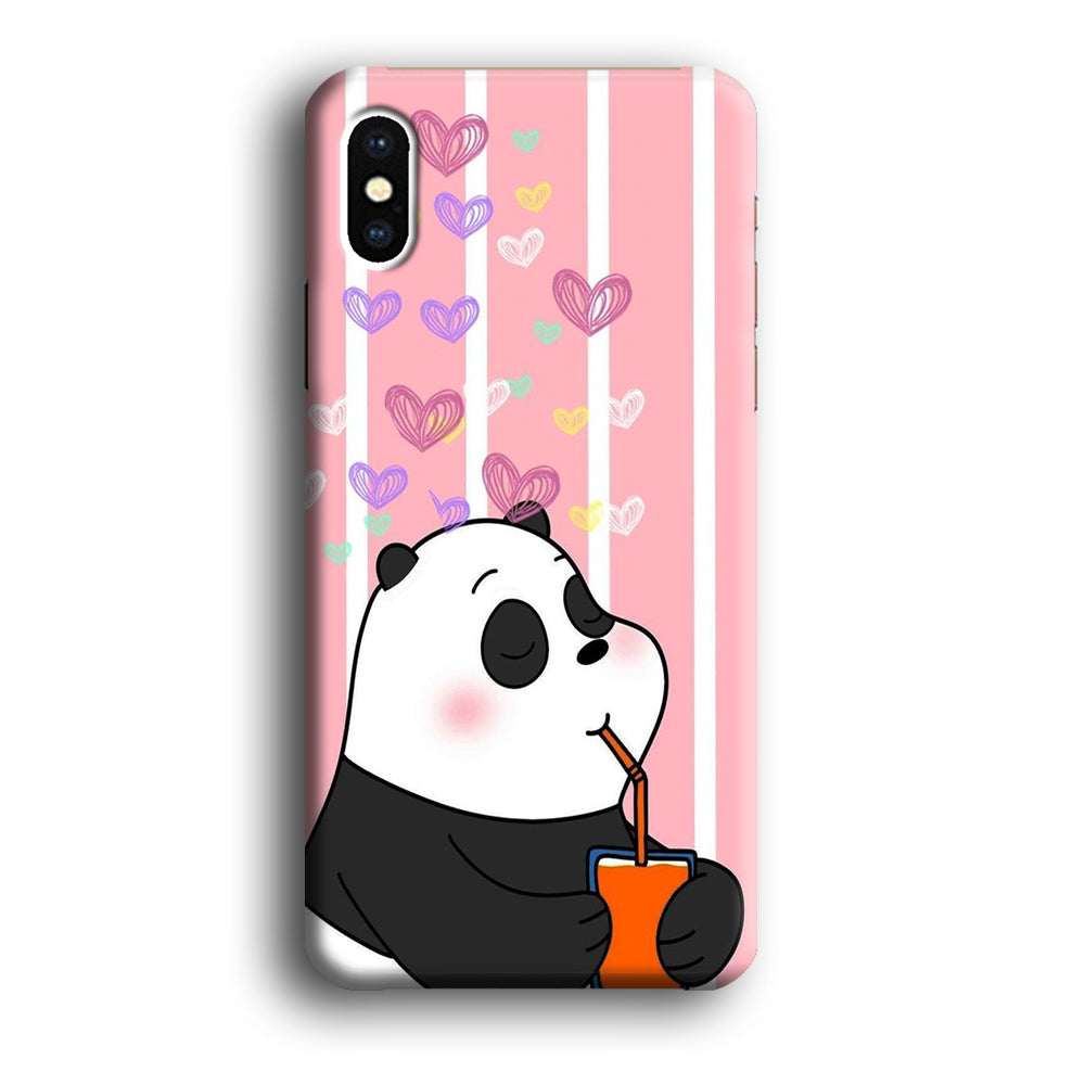 Bear Bare Enjoy Drinking iPhone XS MAX Case