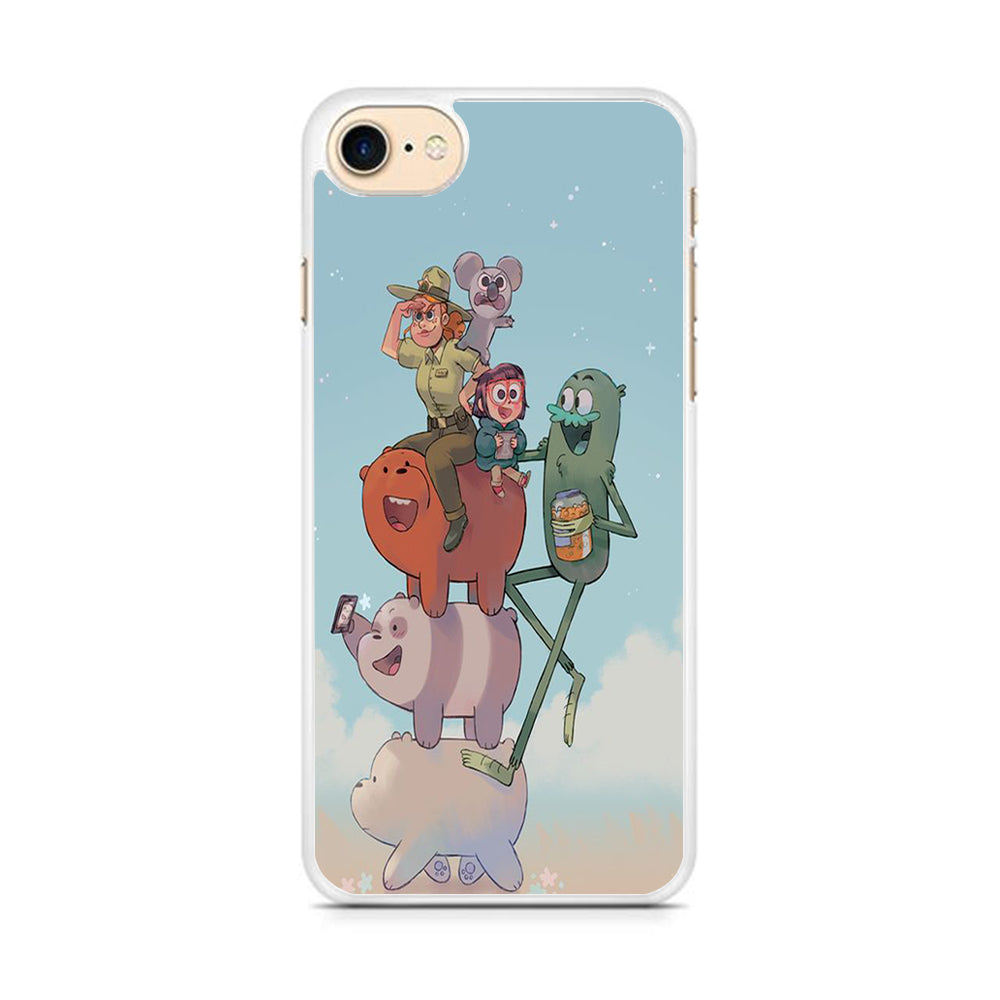 Bear Bare Happy Holiday iPhone 8 Case