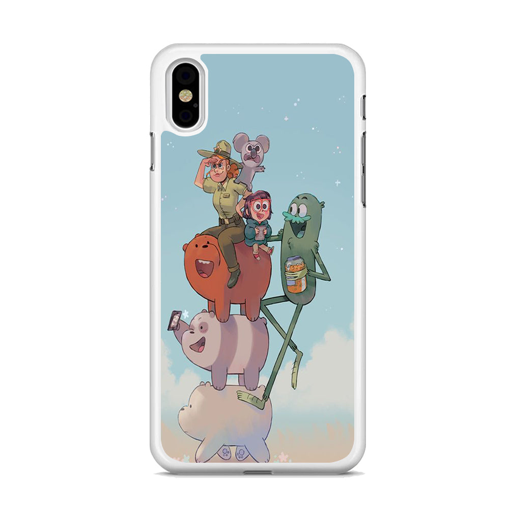 Bear Bare Happy Holiday iPhone X Case