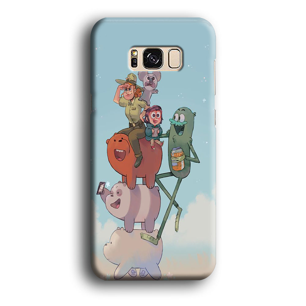 Bear Bare Happy Holiday Samsung Galaxy S8 Case