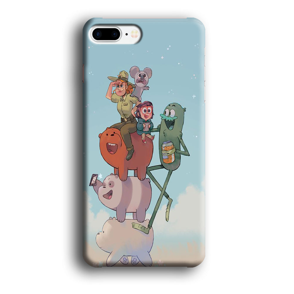 Bear Bare Happy Holiday iPhone 7 Plus Case