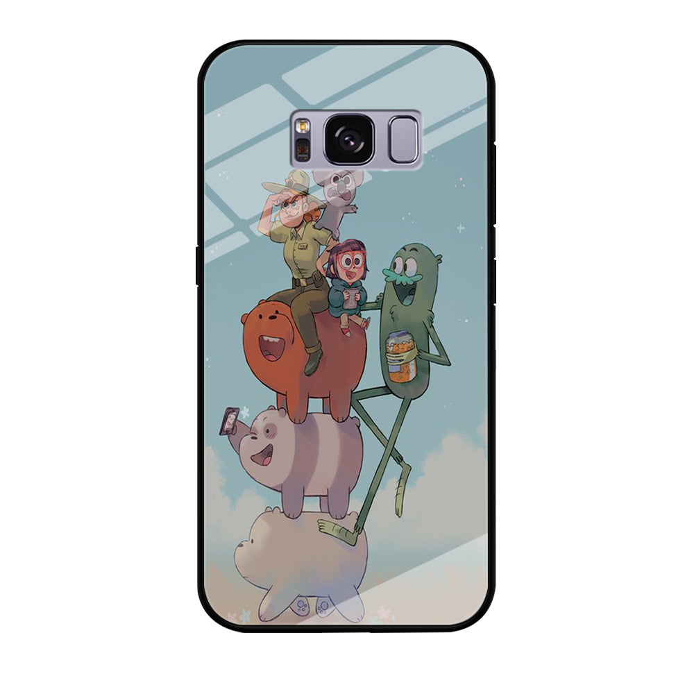 Bear Bare Happy Holiday Samsung Galaxy S8 Case