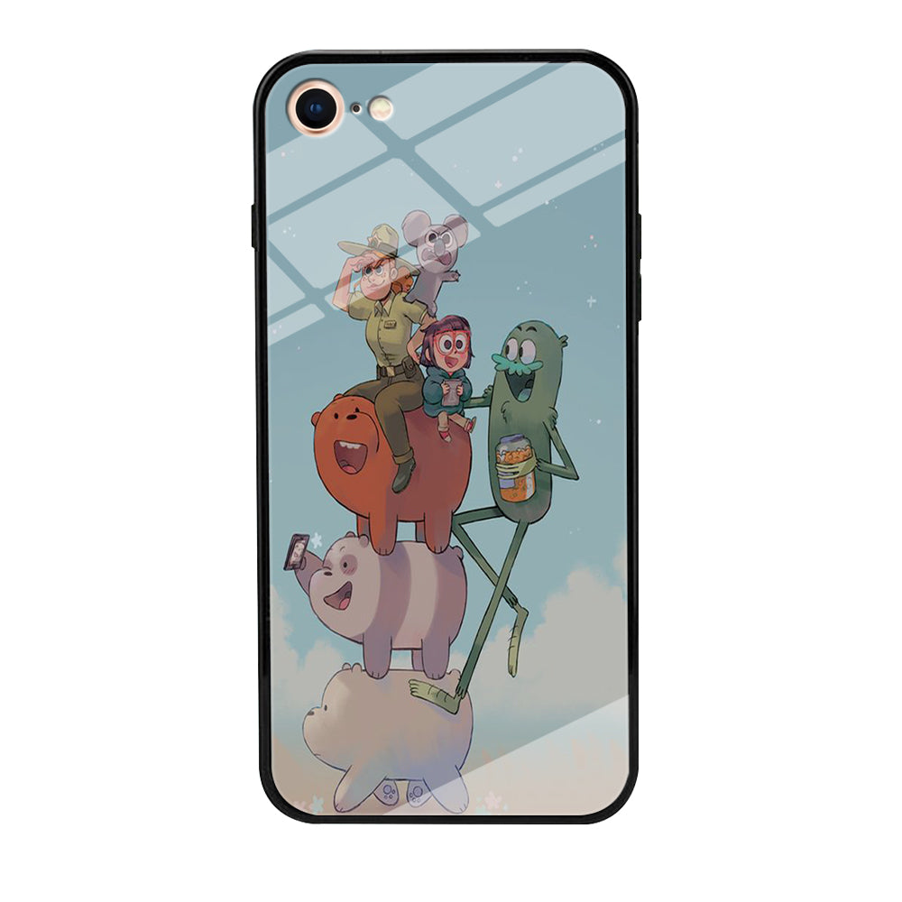 Bear Bare Happy Holiday iPhone 8 Case