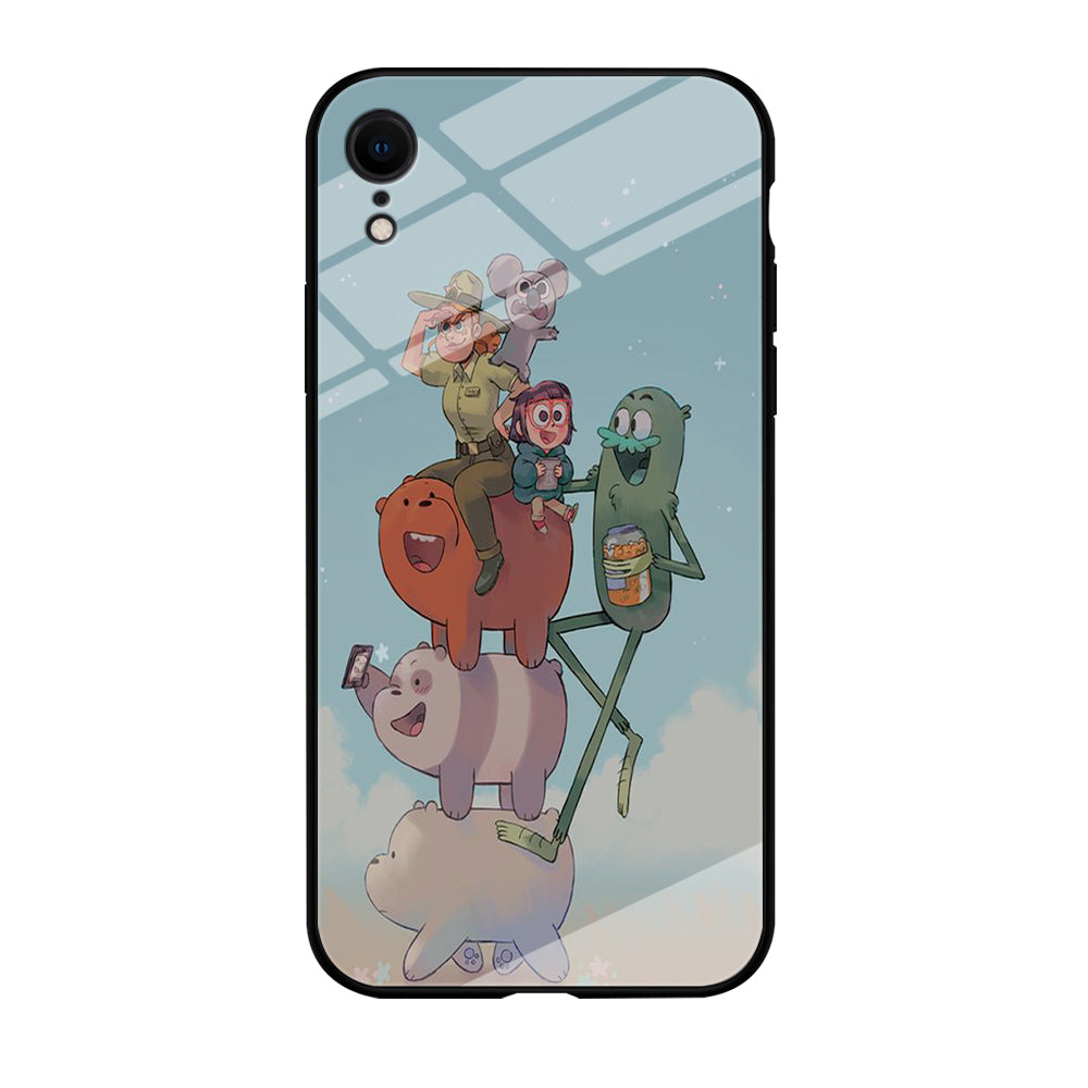 Bear Bare Happy Holiday iPhone XR Case