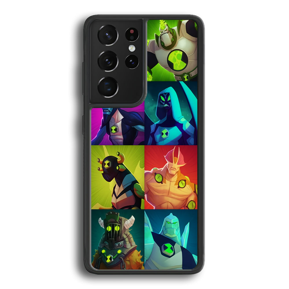 Ben 10 Collage Hero Samsung Galaxy S21 Ultra Case - Carneyforia