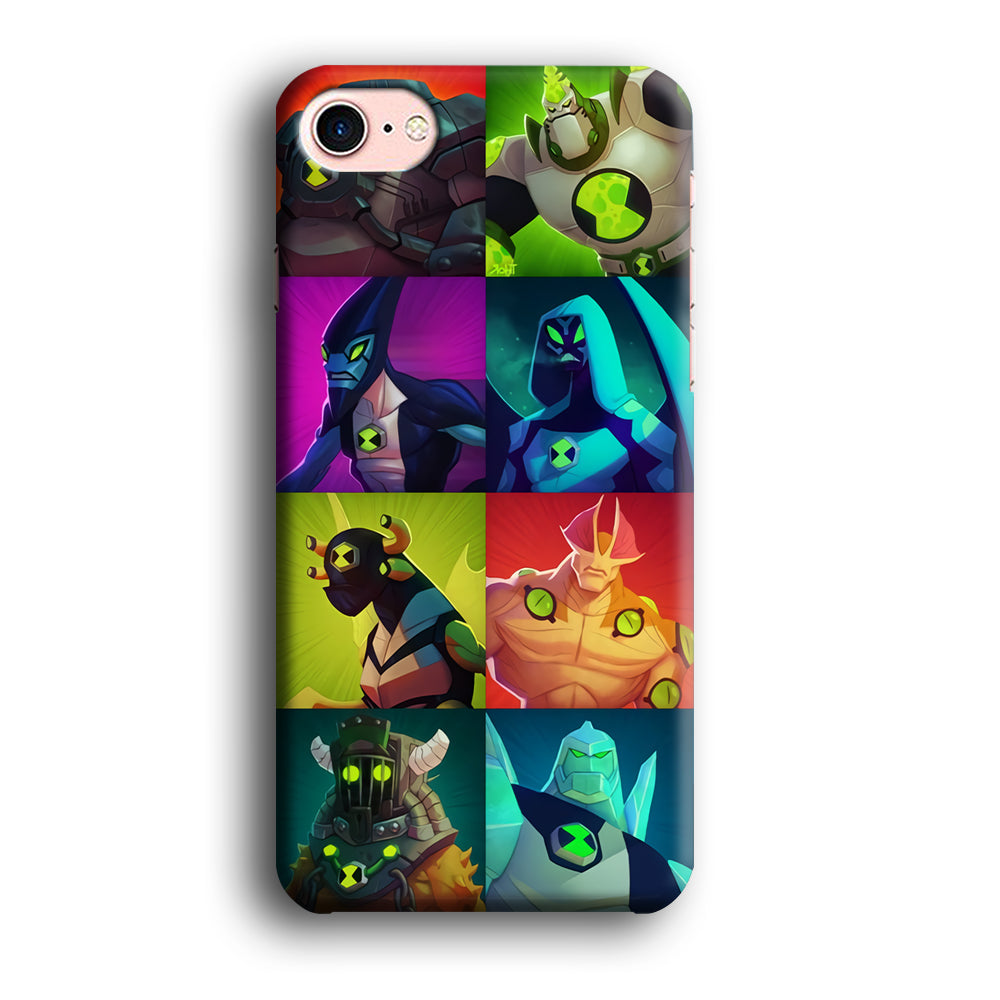 Ben 10 Collage Hero iPhone 8 Case