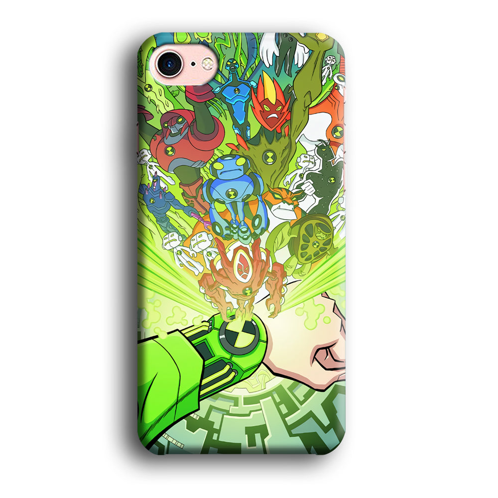 Ben 10 Omnitrix All Hero iPhone 8 Case