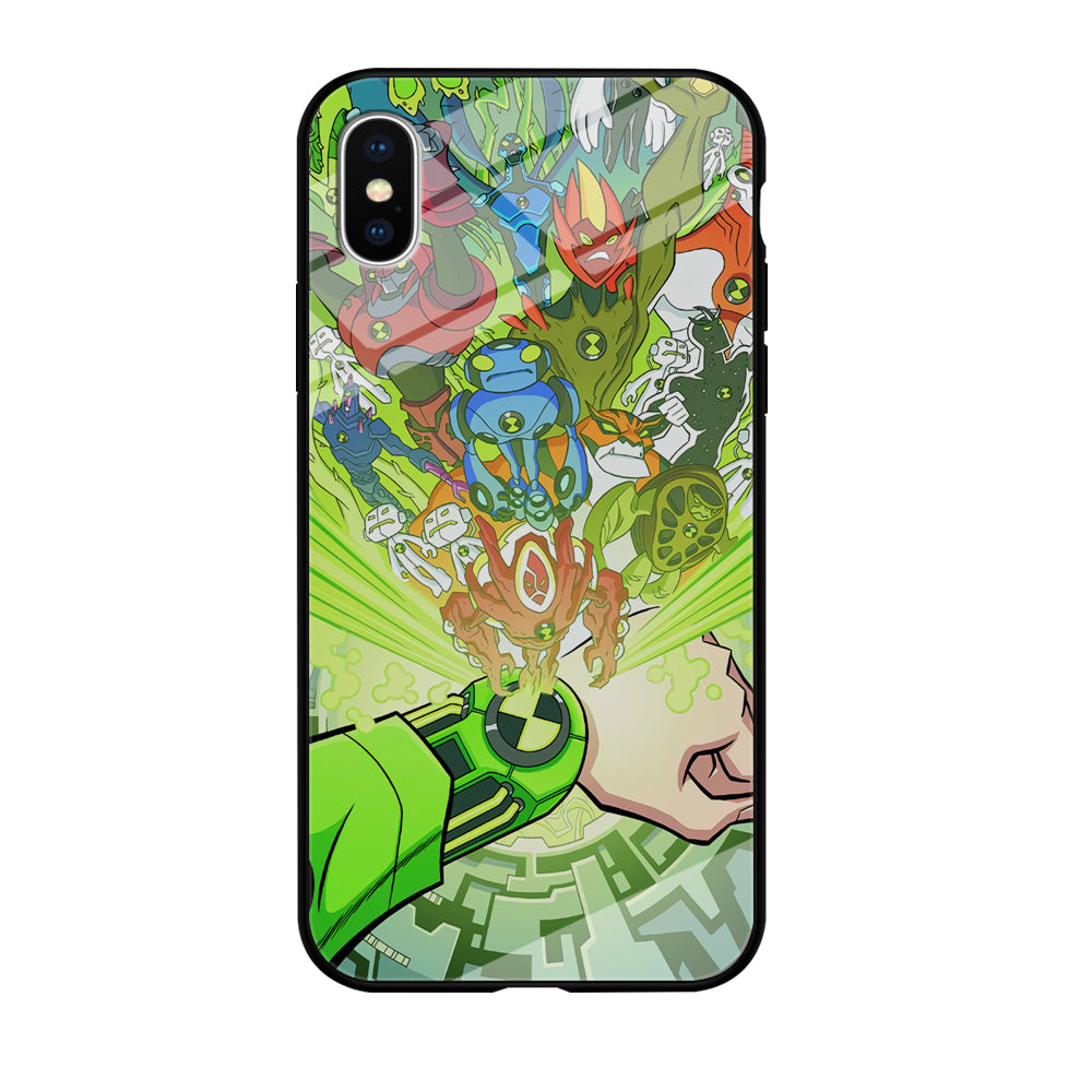 Ben 10 Omnitrix All Hero iPhone XS MAX Case