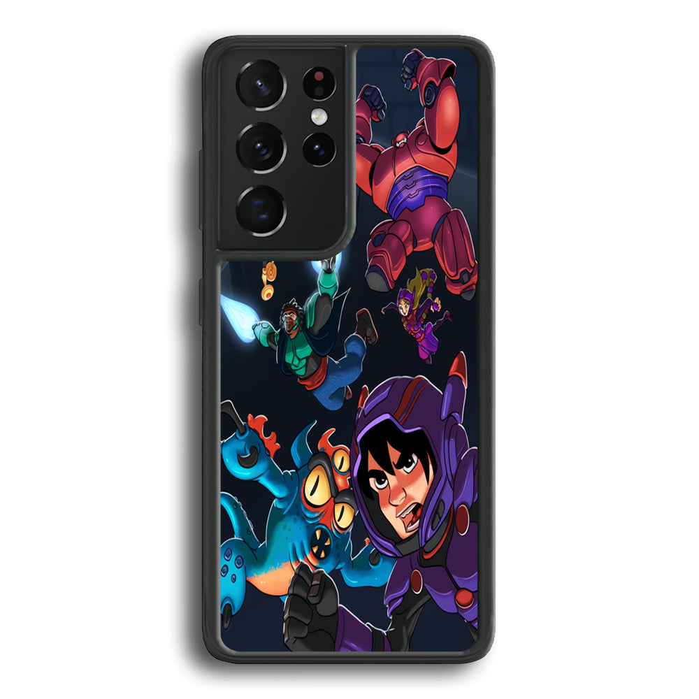 Big 6 Hero Battle Moment Samsung Galaxy S21 Ultra Case - Carneyforia