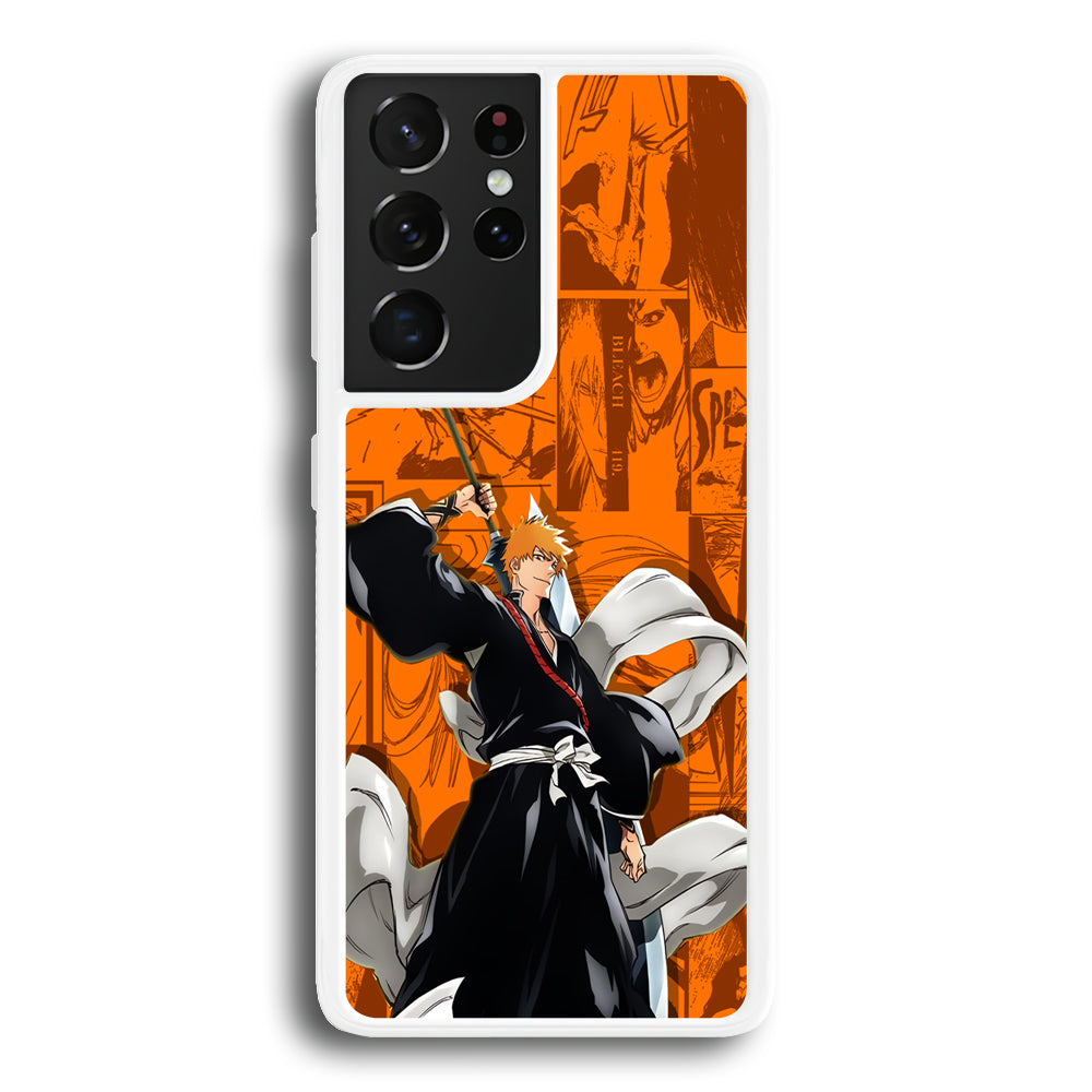 Bleach Ichigo Blow of Determination Samsung Galaxy S21 Ultra Case