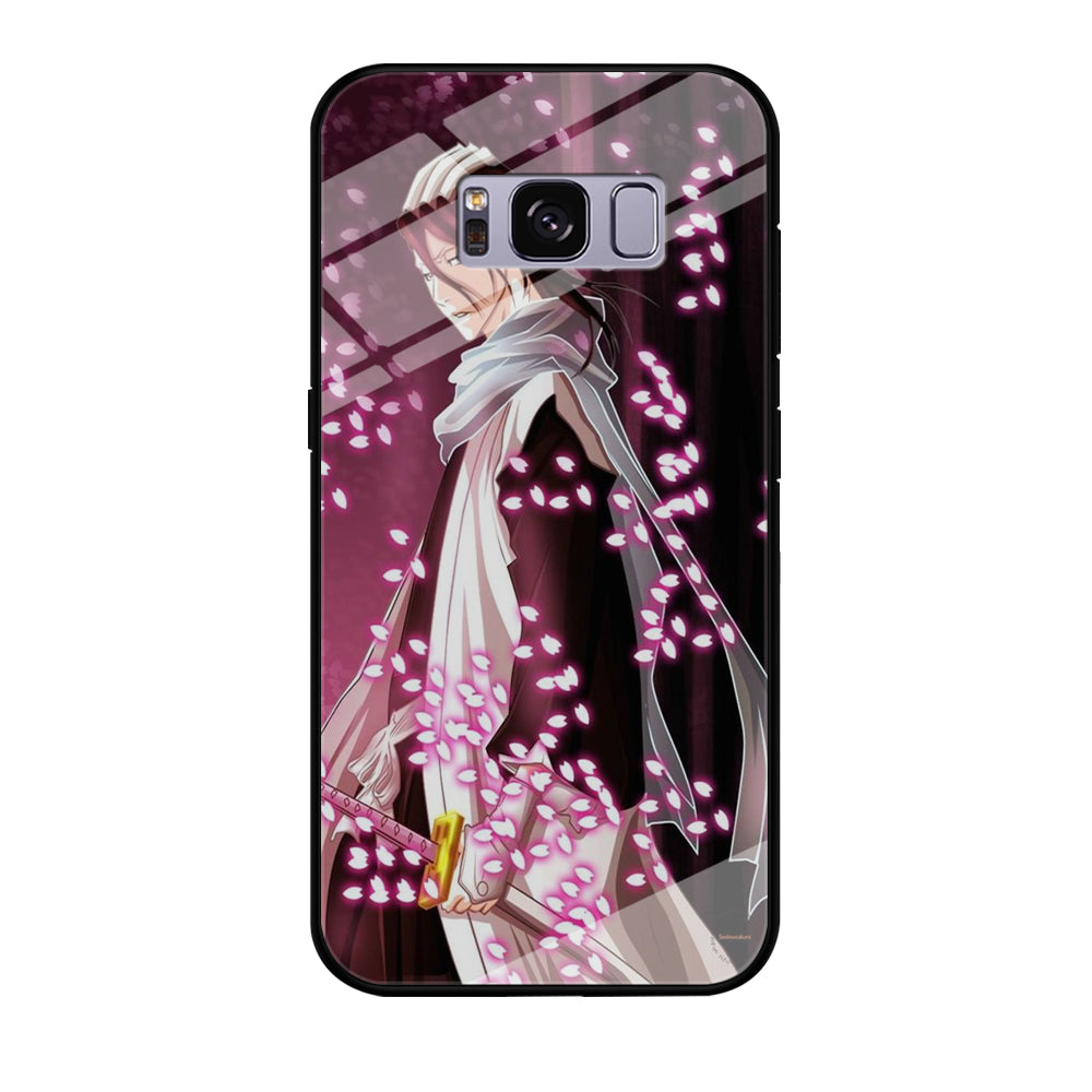 Bleach Byakuya Angry Samsung Galaxy S8 Plus Case Tempered Glass Case