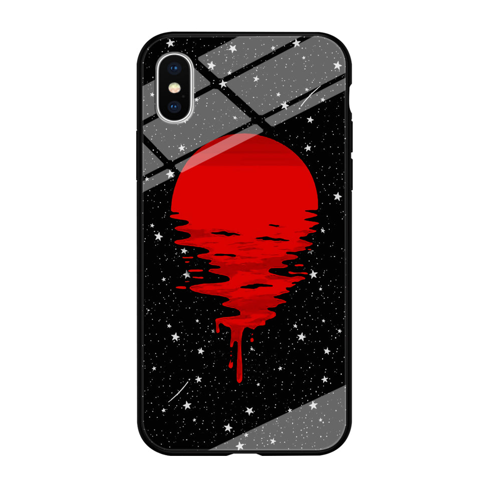 Blood Moon Night Mirage iPhone X Case