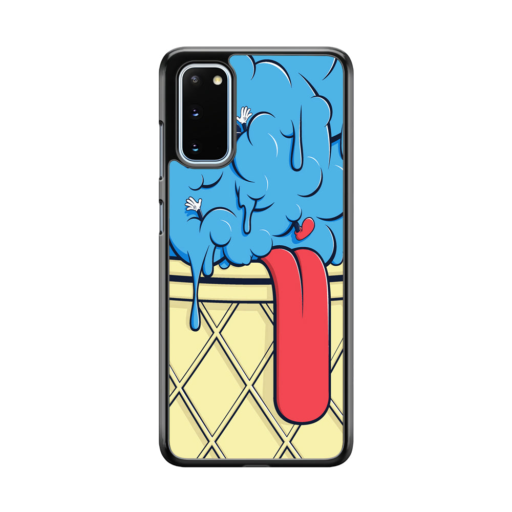 Blue Great Ice Cream Samsung Galaxy S20 Case