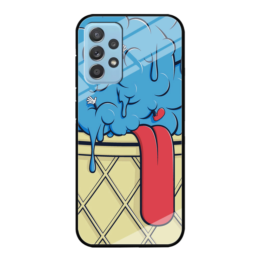 Blue Great Ice Cream Samsung Galaxy A52 Case