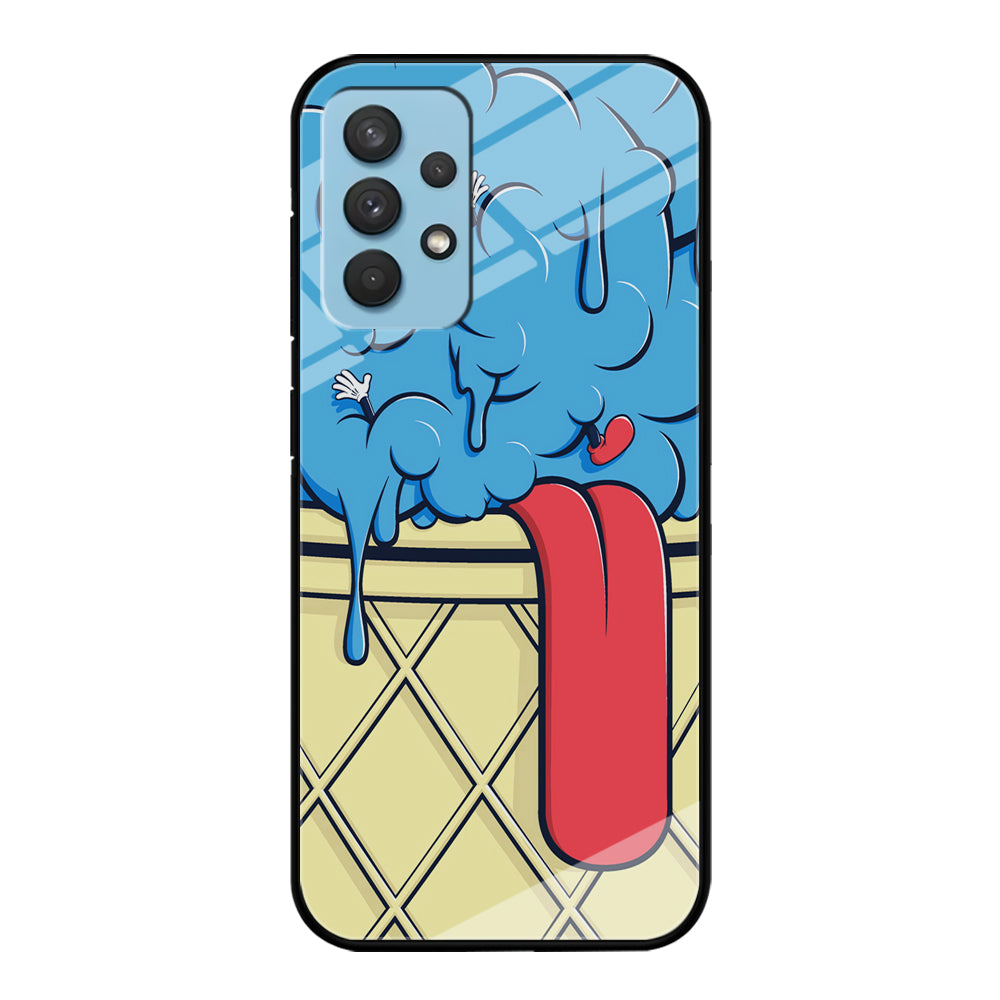 Blue Great Ice Cream Samsung Galaxy A32 Case