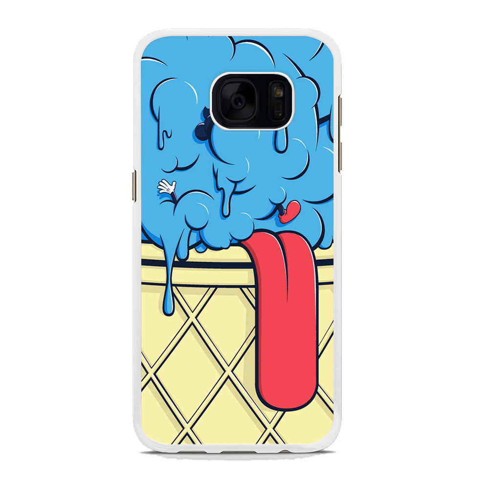 Blue Great Ice Cream Samsung Galaxy S7 Edge Case