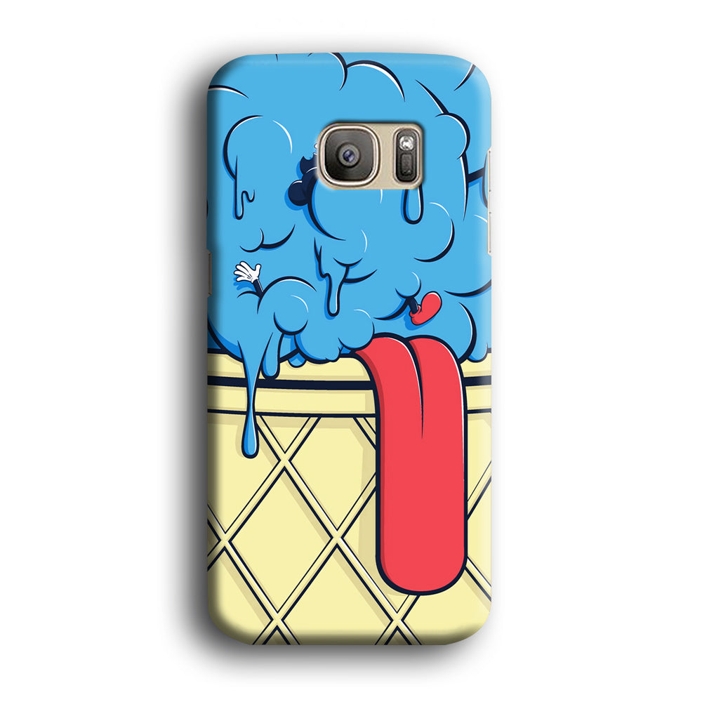 Blue Great Ice Cream Samsung Galaxy S7 Edge Case