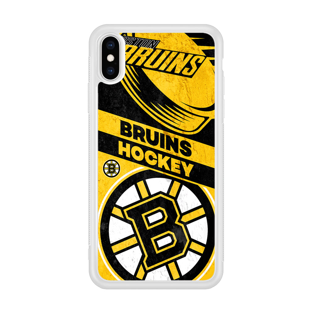 Boston Bruins Hockey Team iPhone XS Case