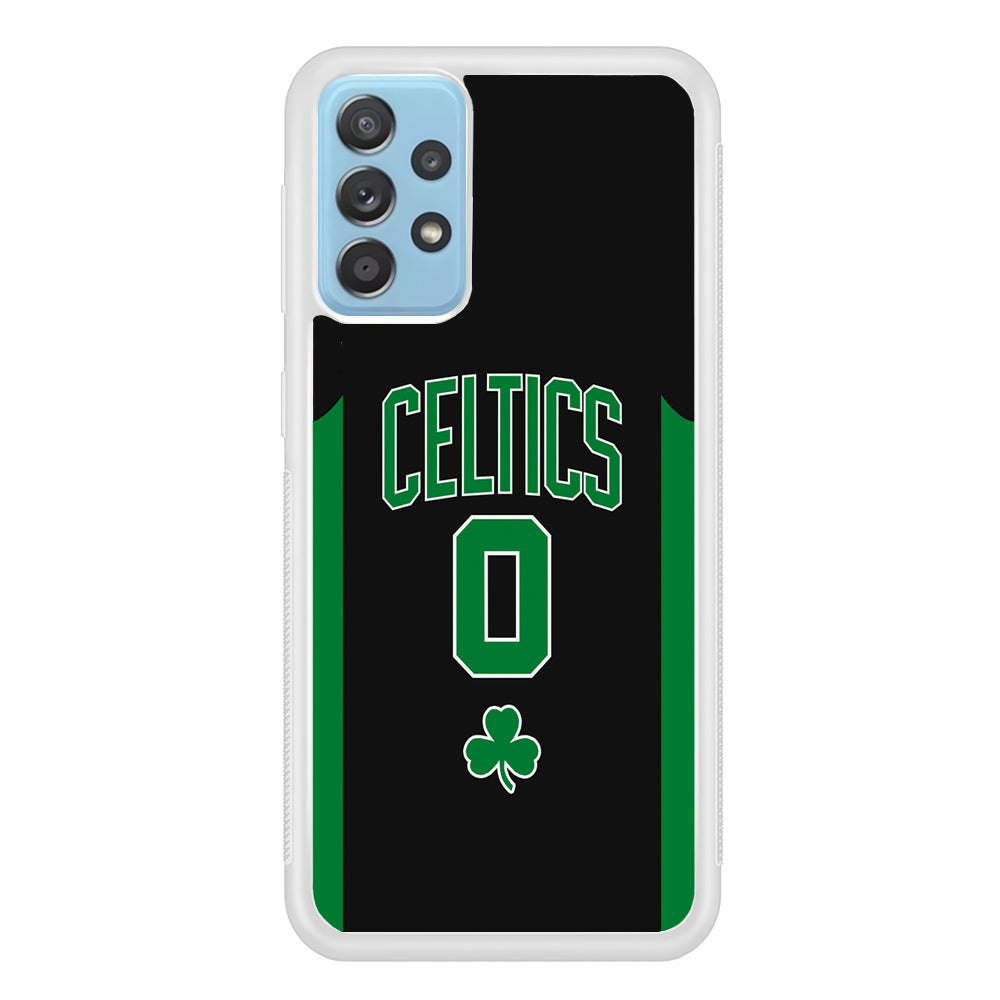 Boston Celtics Zero Numbers Samsung Galaxy A72 Case