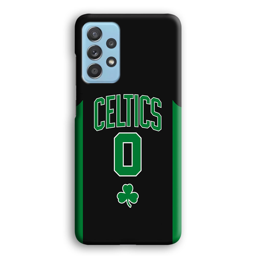 Boston Celtics Zero Numbers Samsung Galaxy A72 Case