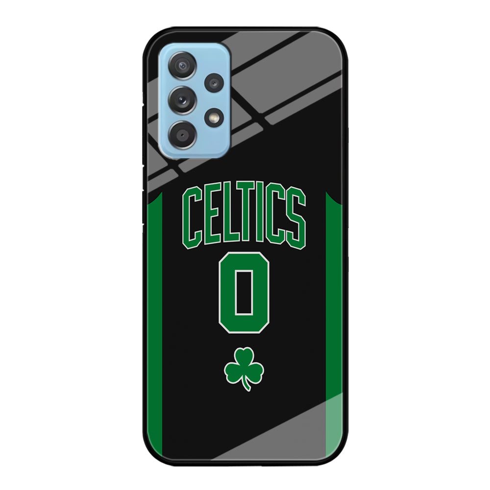 Boston Celtics Zero Numbers Samsung Galaxy A72 Case