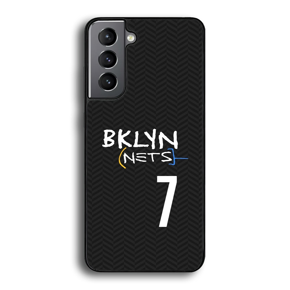 Brooklyn Nets Numbers of 7 Samsung Galaxy S21 Plus Case - Carneyforia