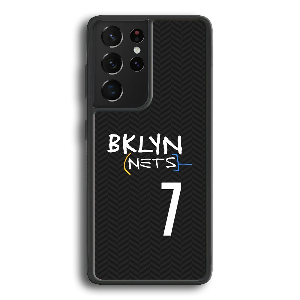 Brooklyn Nets Numbers of 7 Samsung Galaxy S21 Ultra Case - Carneyforia