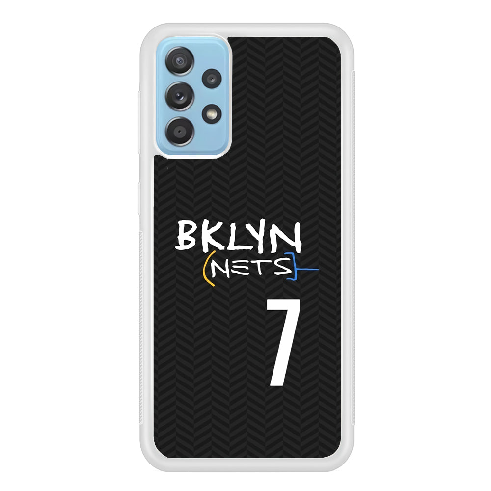 Brooklyn Nets Numbers of 7 Samsung Galaxy A72 Case