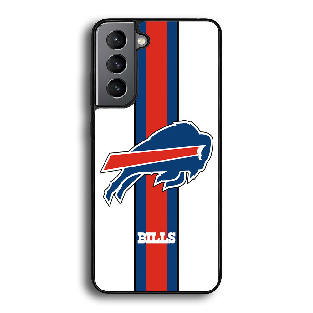 Buffalo Bills Stripe Samsung Galaxy S21 Plus Case - Carneyforia