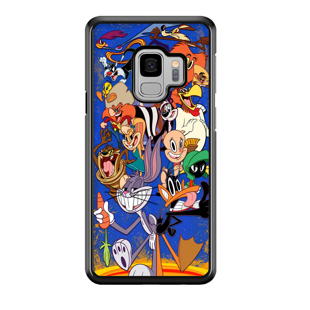 Bugs Bunny And Daffy Duck With Family Samsung Galaxy S9 Case Default Title
