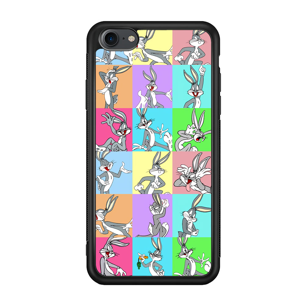 Bugs Bunny Fun Colour Collage iPhone 8 Case