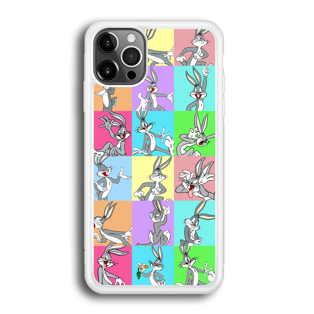 Bugs Bunny Fun Colour Collage iPhone 12 Pro Max Case
