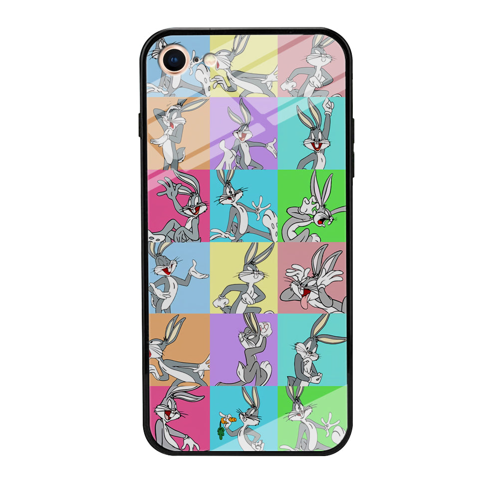 Bugs Bunny Fun Colour Collage iPhone 8 Case