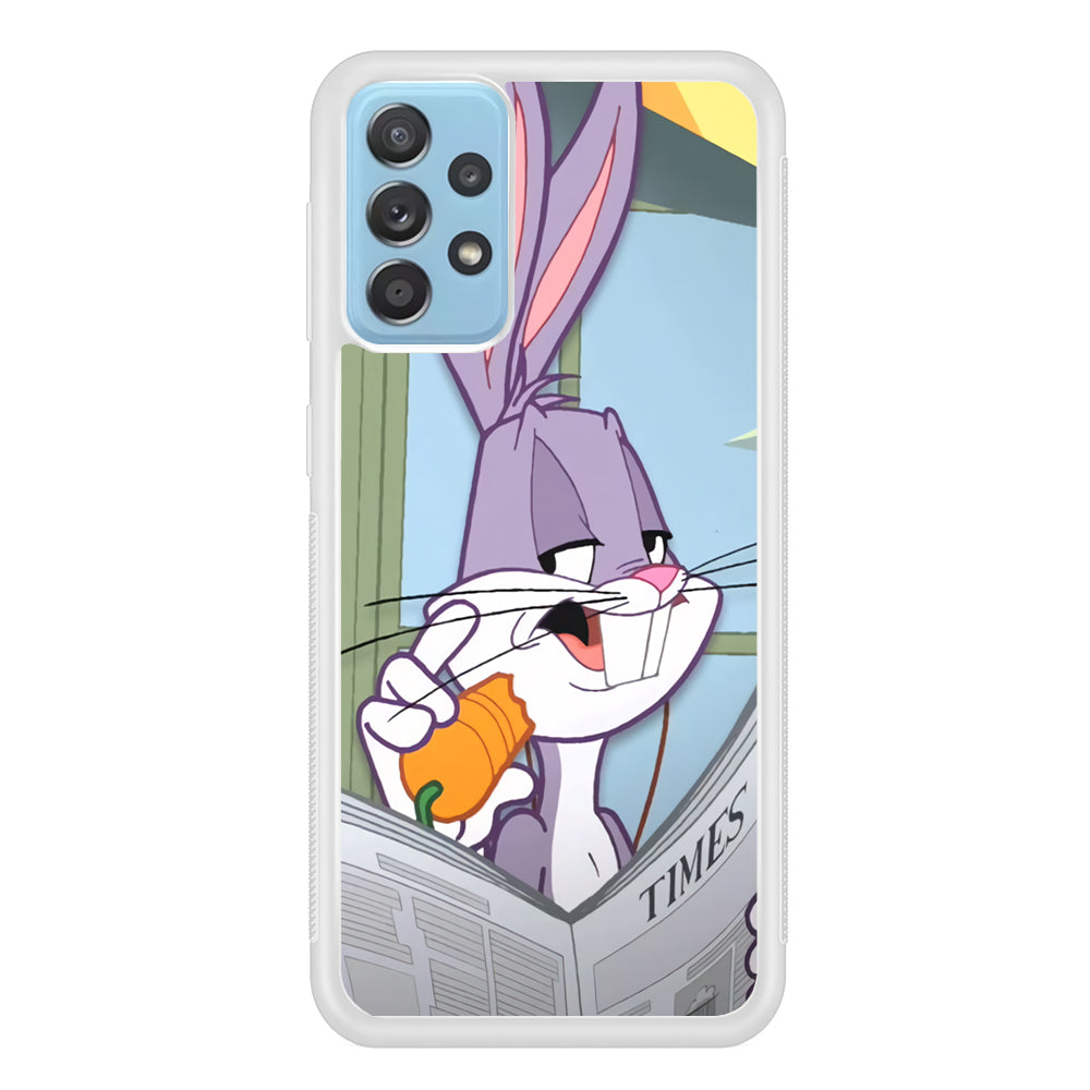 Bugs Bunny Reading The Newspaper Samsung Galaxy A72 Case