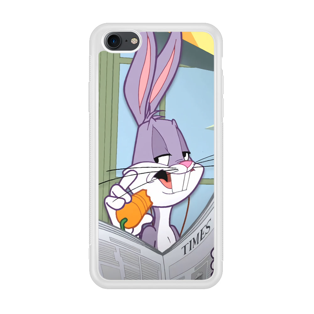 Bugs Bunny Reading The Newspaper iPhone 8 Case