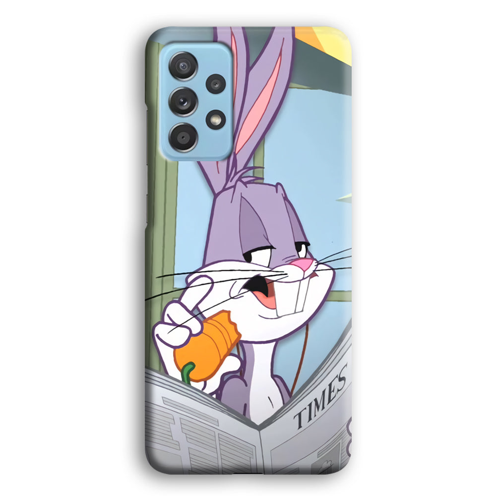 Bugs Bunny Reading The Newspaper Samsung Galaxy A72 Case