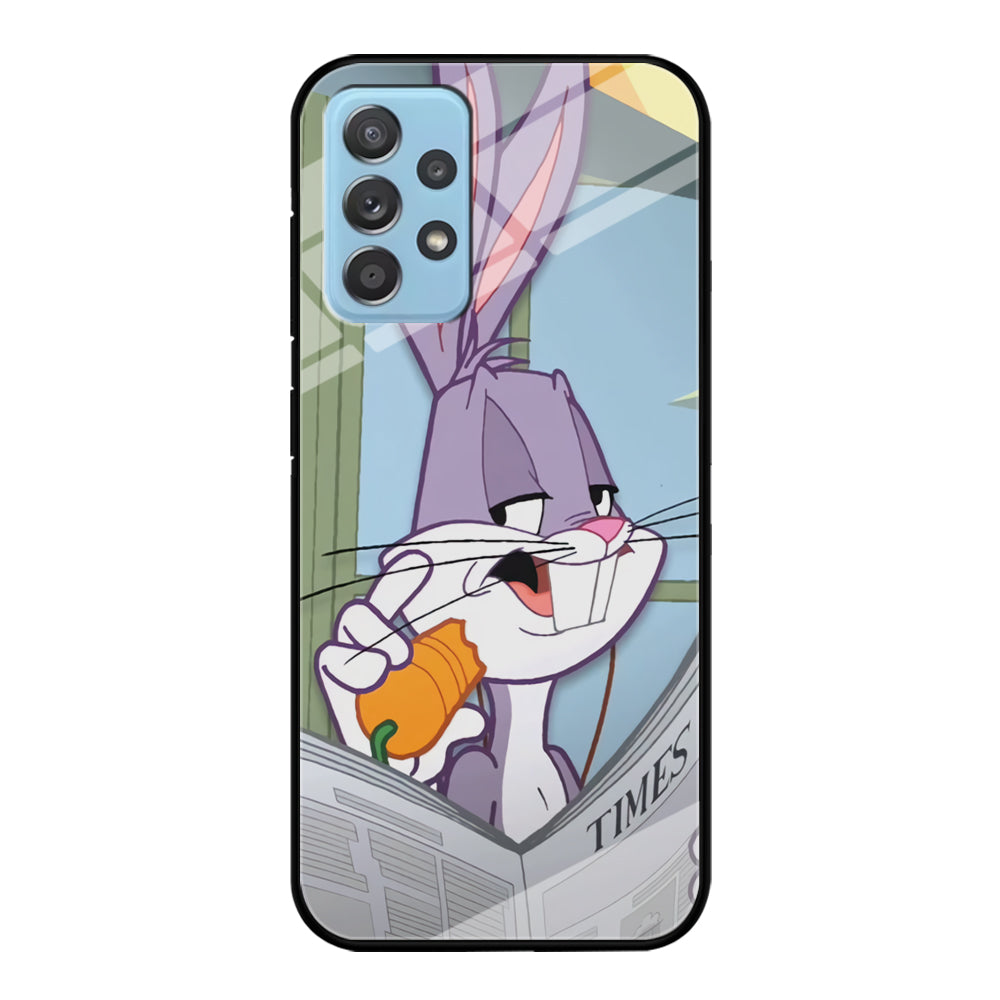 Bugs Bunny Reading The Newspaper Samsung Galaxy A72 Case