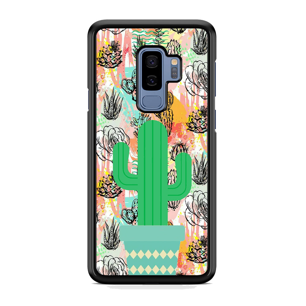 Cactus Colorful Life Samsung Galaxy S9 Plus Case