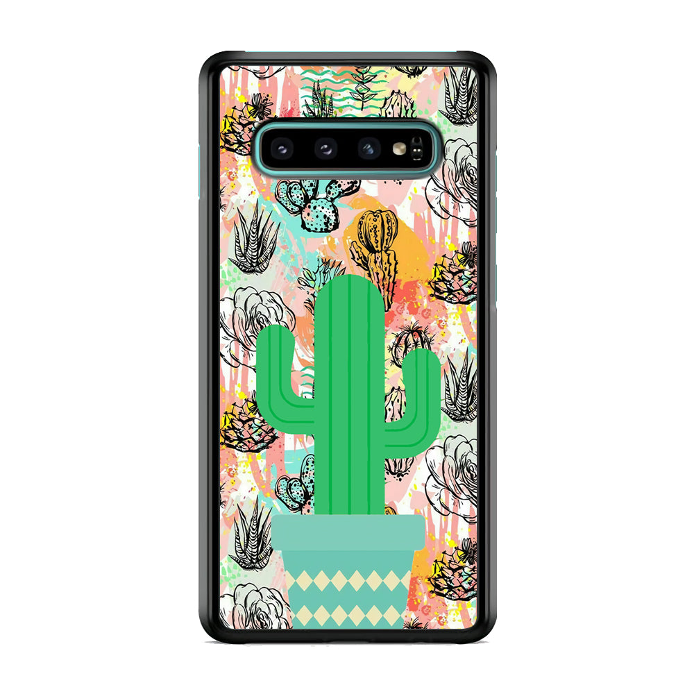 Cactus Colorful Life Samsung Galaxy S10 Case