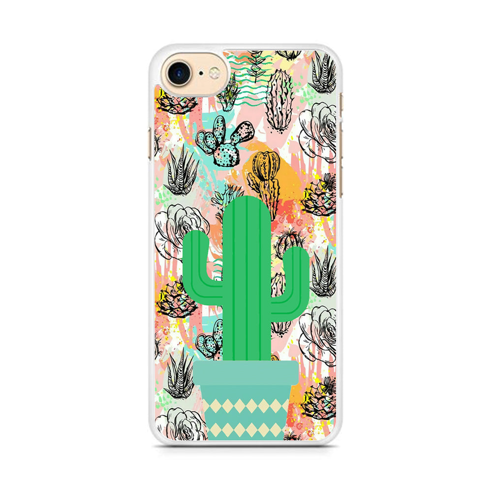 Cactus Colorful Life iPhone 8 Case