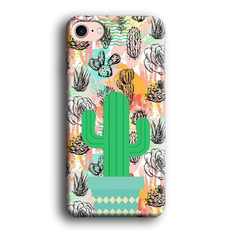 Cactus Colorful Life iPhone 8 Case
