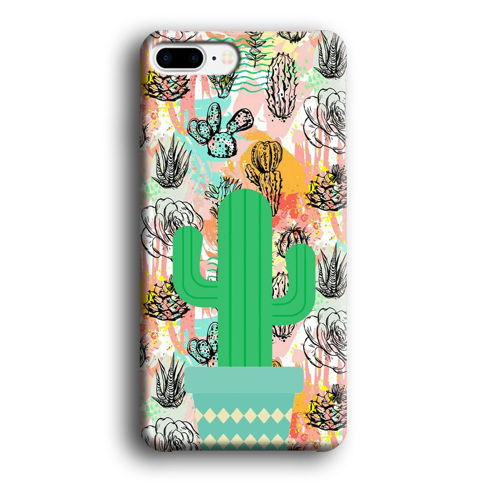 Cactus Colorful Life iPhone 7 Plus Case