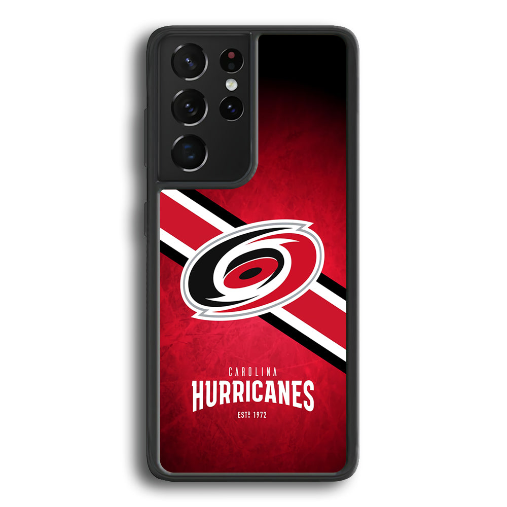 Carolina Hurricanes Team Samsung Galaxy S21 Ultra Case - Carneyforia
