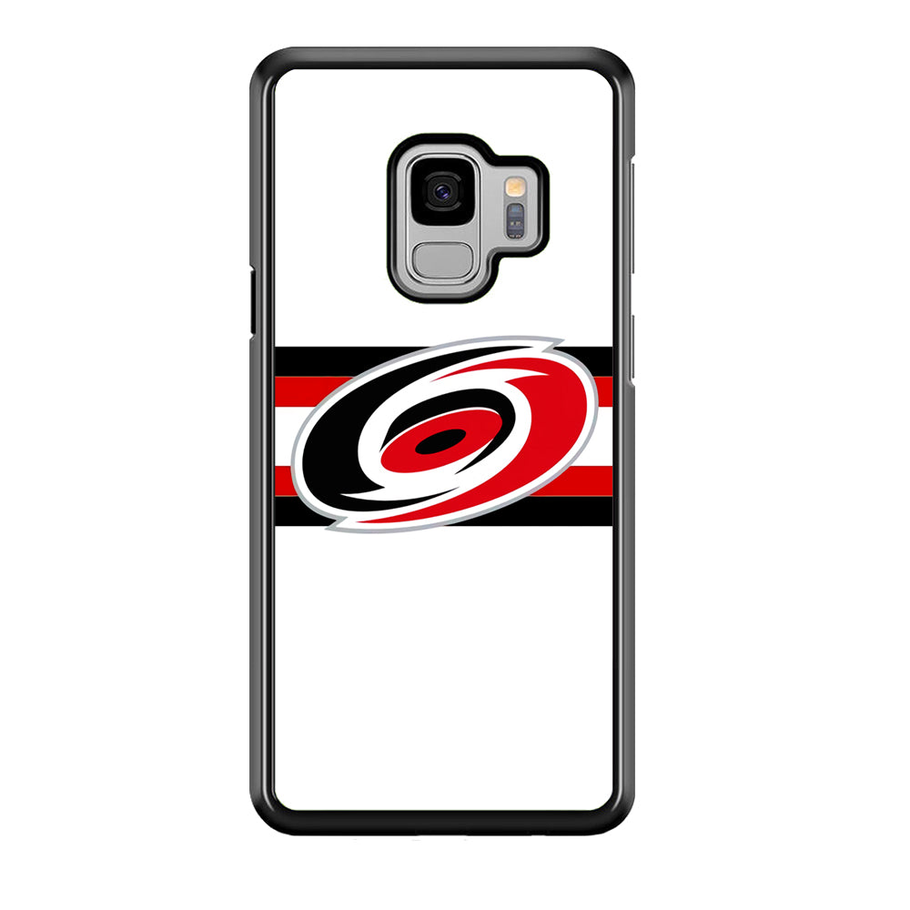 Carolina Hurricanes White And Stripe Samsung Galaxy S9 Case Default Title