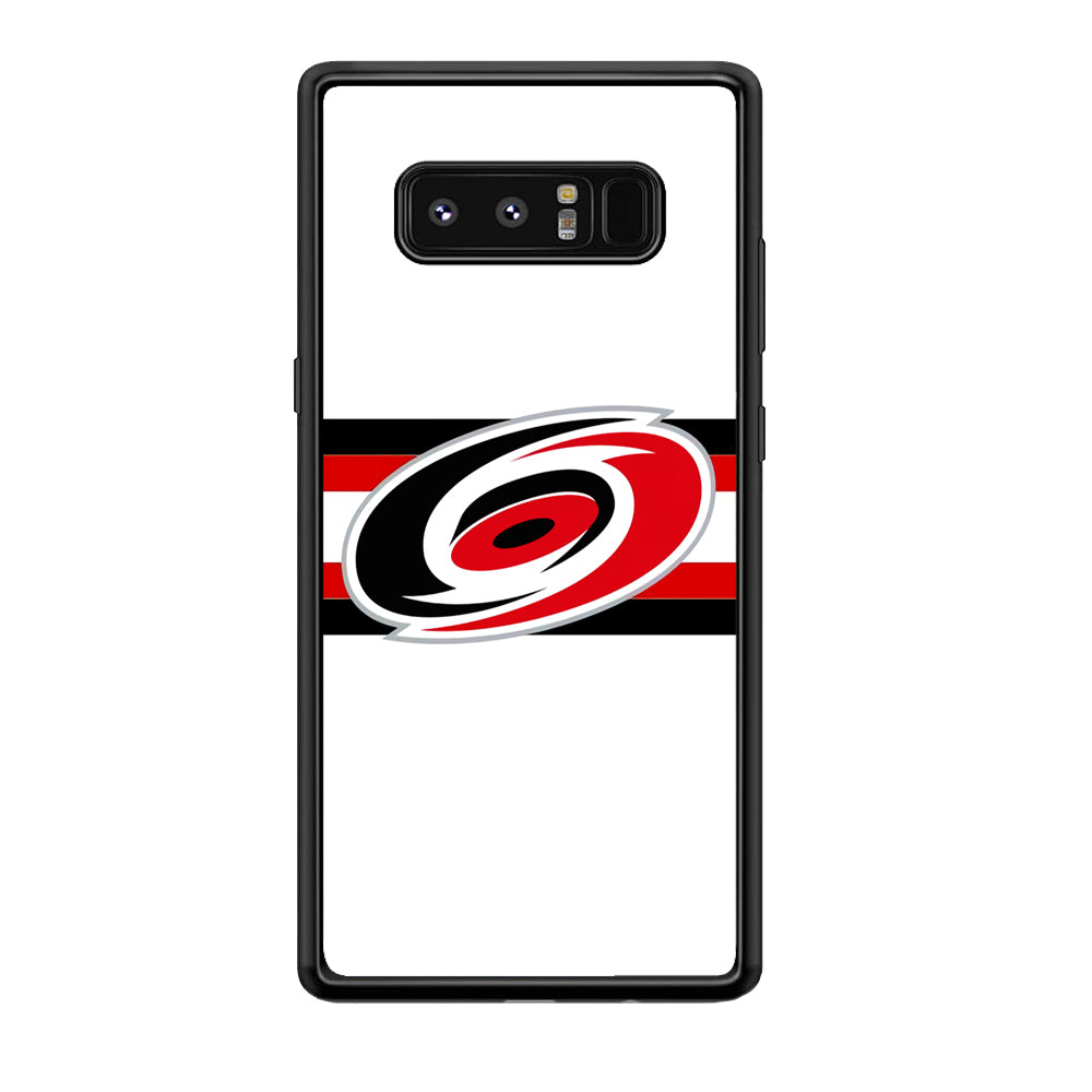 Carolina Hurricanes White And Stripe Samsung Galaxy Note 8 Case