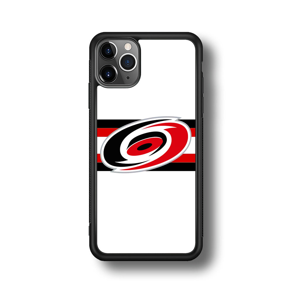 Carolina Hurricanes White And Stripe iPhone 11 Pro Max Case